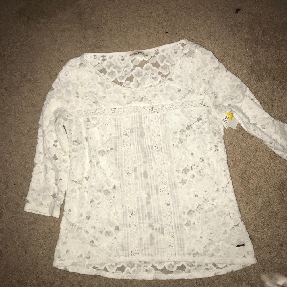 Girls Abercrombie Laced shirt